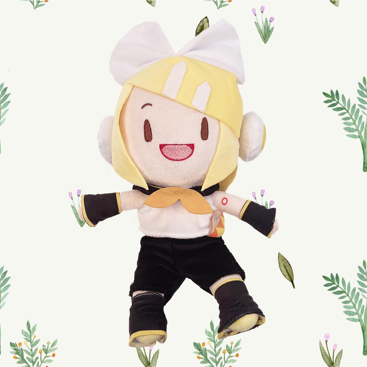 Kagamine Len Rin Doll Toy AI Vocaloid Cute Sing Action Soft Toy